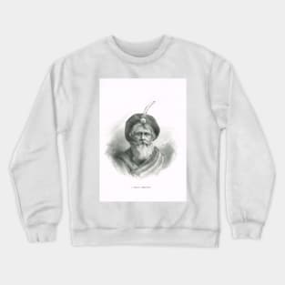 Highland Chieftain, by Louis Langfier, 1900 Crewneck Sweatshirt